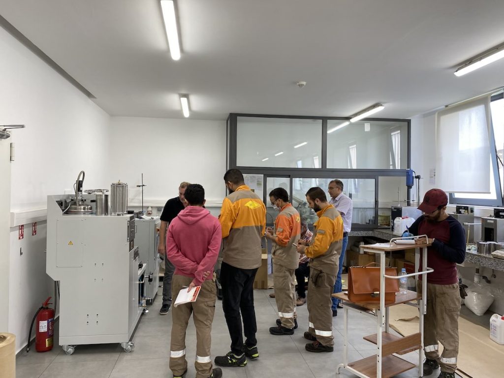 Formation des utilisateurs après mise en service de l’AsphaltAnalysator