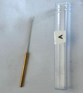 Aiguille de pénétromètre éprouvette A